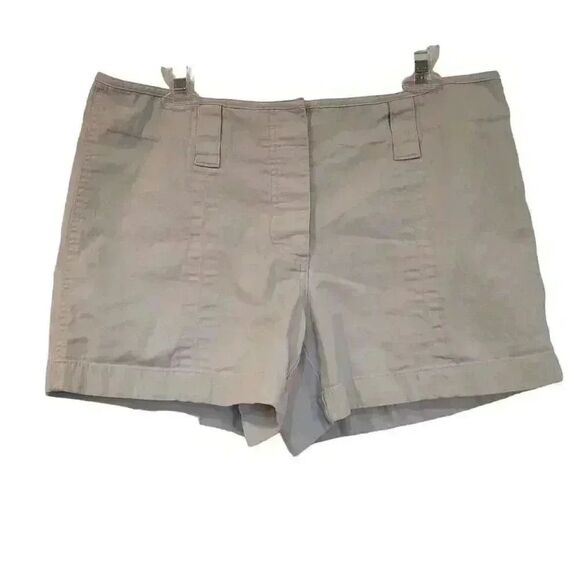 Covington Women's Tan Cotton Spandex Shorts - Picture 1 of 8